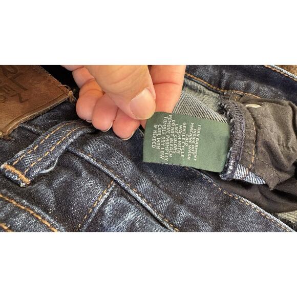 Lauren Jeans Co. Women's Size 8 dark wash Denim Jeans - Picture 3 of 7